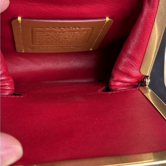 Coach New Black and Red Mickey Mouse Shoulder Bag - Picture 7 of 10